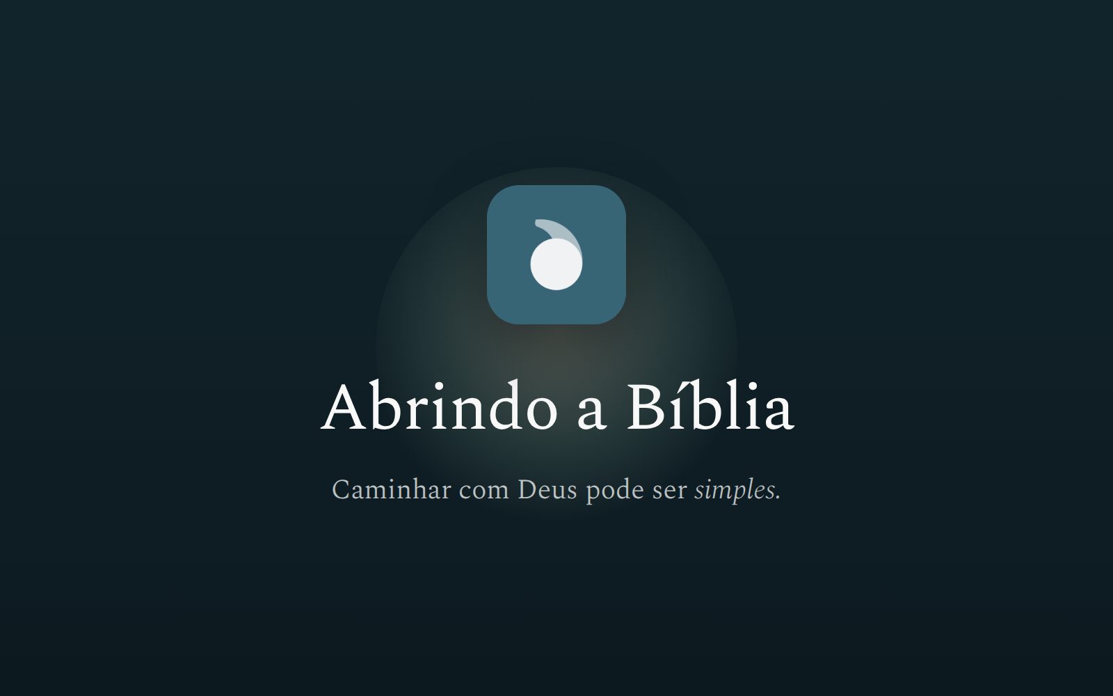 Abrindo a Bíblia